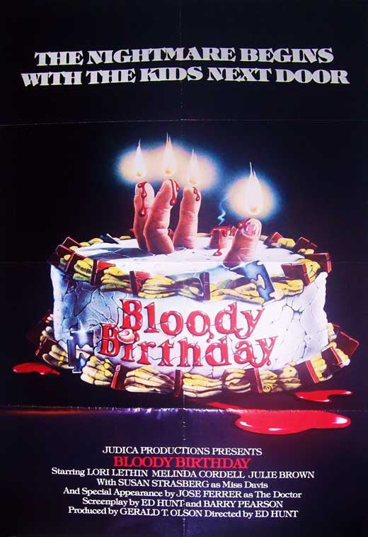 Bloody Birthday (1981) - Michael Dudikoff DVD