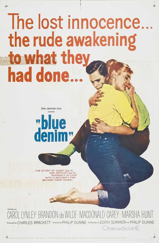 Blue Denim (1959) - Brandon De Wilde DVD