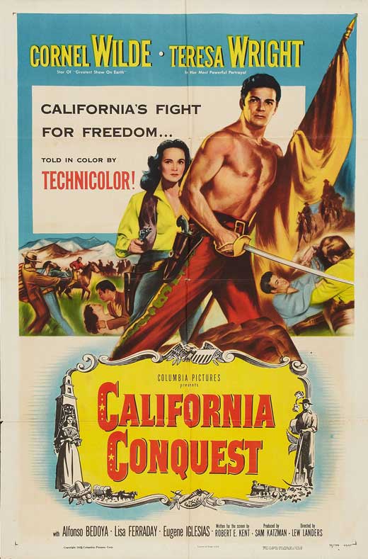 California Conquest (1952) - Cornel Wilde DVD