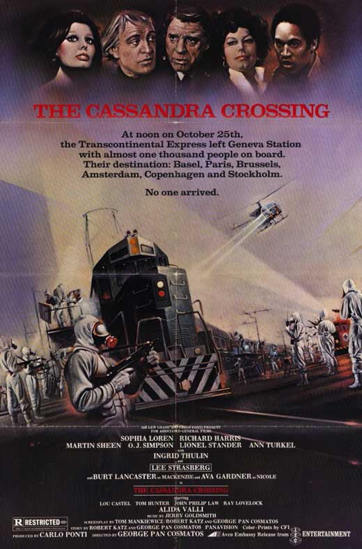 Cassandra Crossing (1976) - Burt Lancaster DVD
