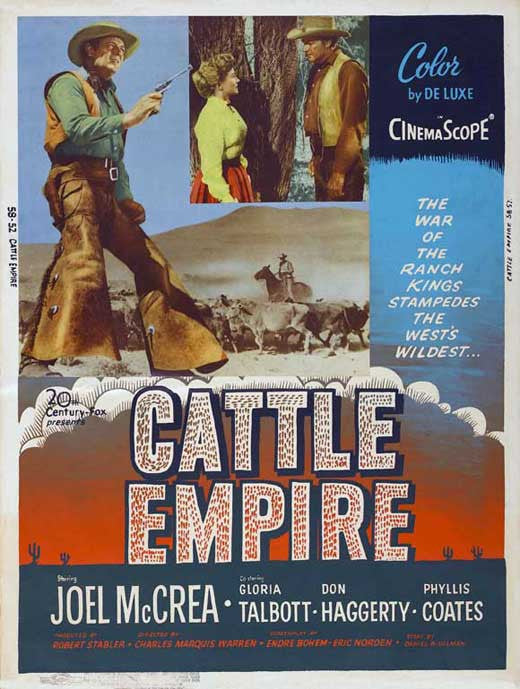 Cattle Empire (1958) - Joel McCrea DVD