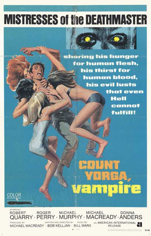 Count Yorga, Vampire (1970) - Robert Quarry  DVD
