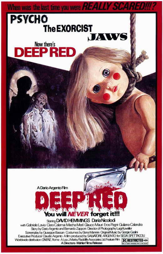 Deep Red (1975) - Dario Argento DVD