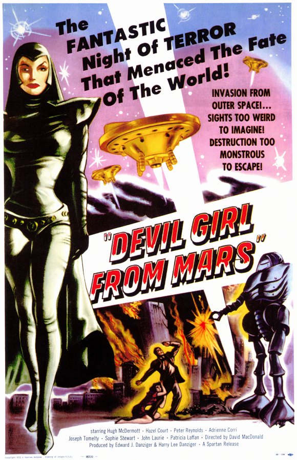 Devil Girl From Mars (1954) - Hugh McDermott DVD