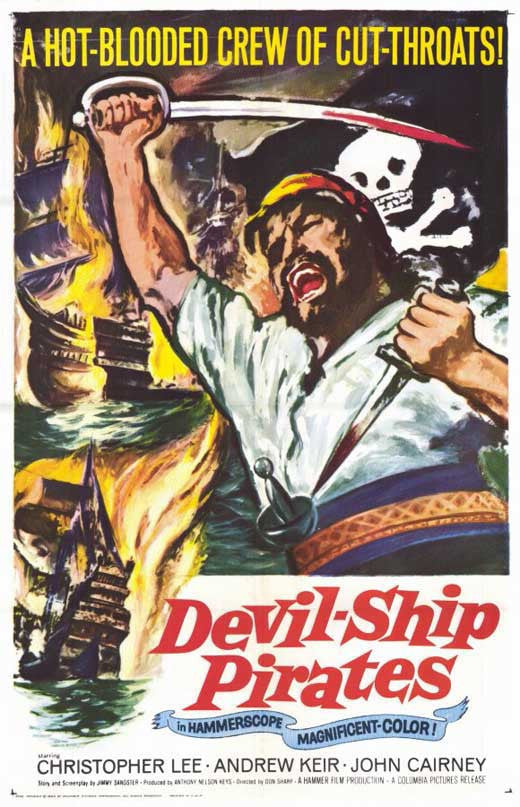 The Devil-Ship Pirates (1964) - Christopher Lee DVD