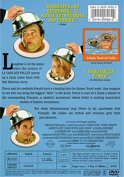 The Dinner Game (1998) - Daniel Prevost  DVD
