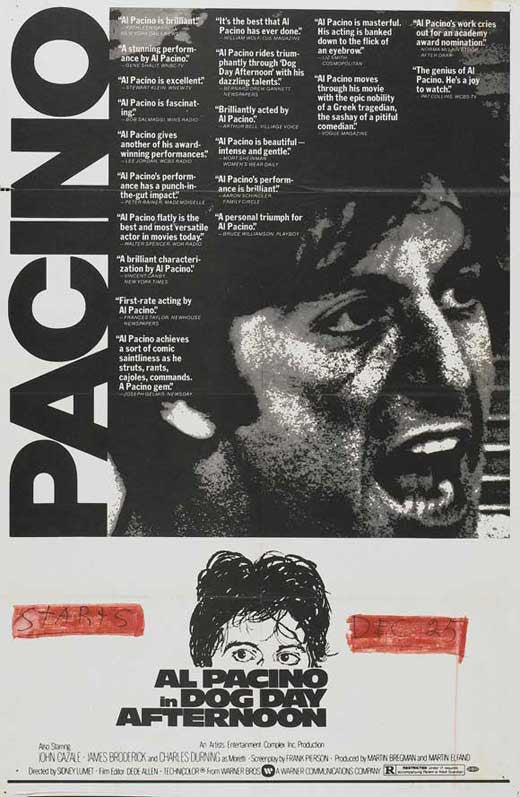 Dog Day Afternoon (1975) - Al Pacino DVD