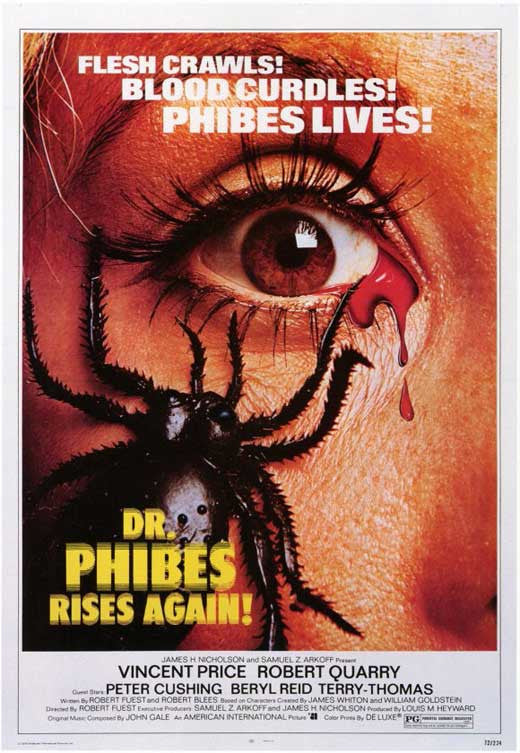 Dr. Phibes Rises Again (1972) - Vincent Price DVD