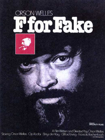 F For Fake (1976) - Orson Welles  DVD