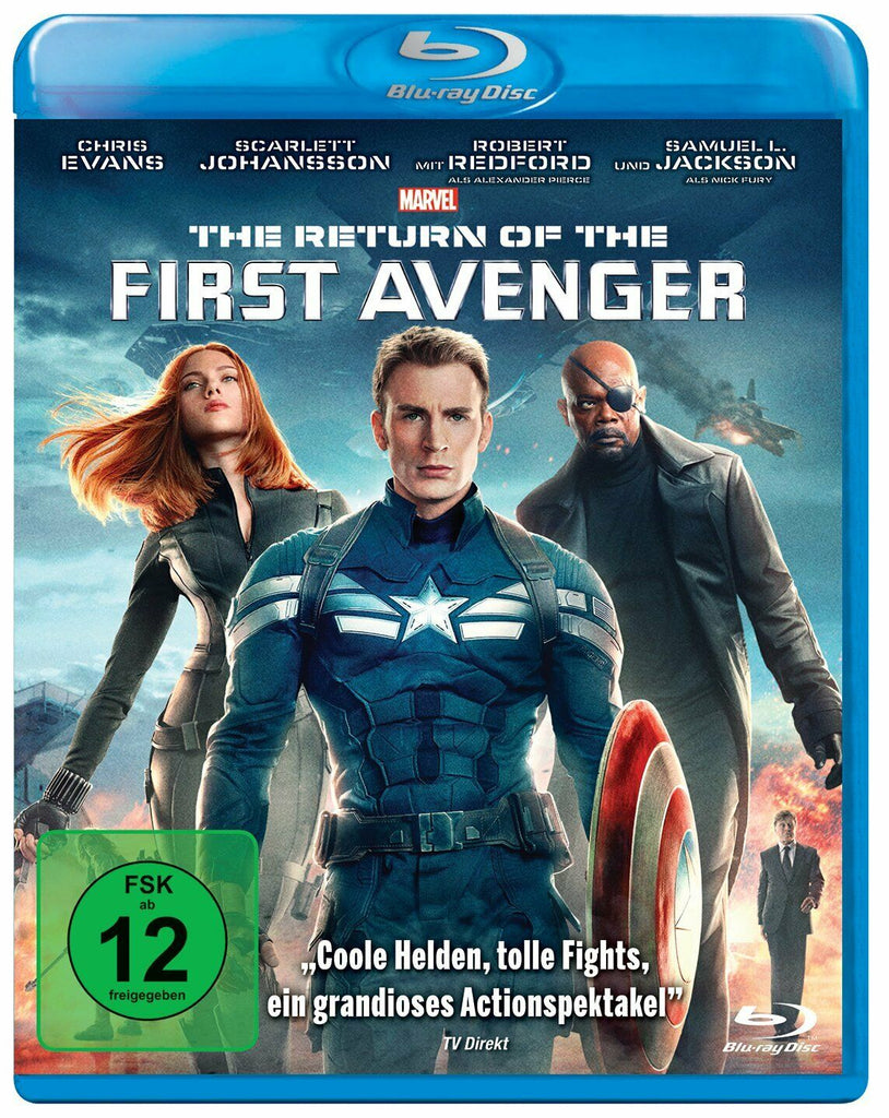 Captain America: The Winter Soldier (2014) - Chris Evans Blu-ray codefree