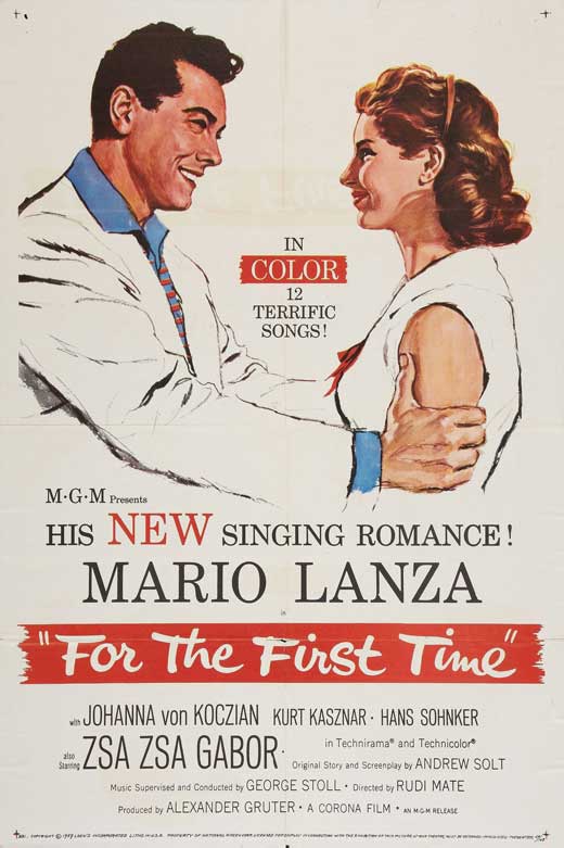 For The First Time (1959) - Mario Lanza DVD