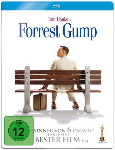 Forrest Gump (1994) - Tom Hanks  Limited STEELBOOK Edition  Blu-ray