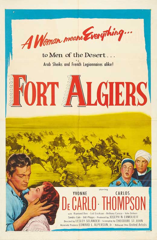 Fort Algiers (1953) - Raymond Burr DVD