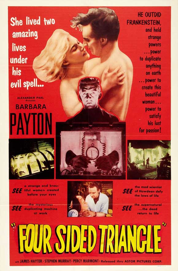 Four Sided Triangle (1952) - John Van Eyssen DVD