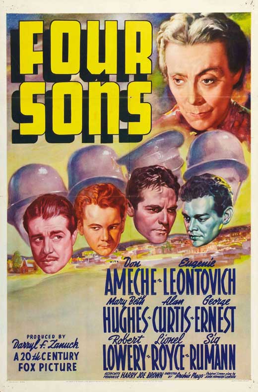 Four Sons (1940) - Don Ameche DVD