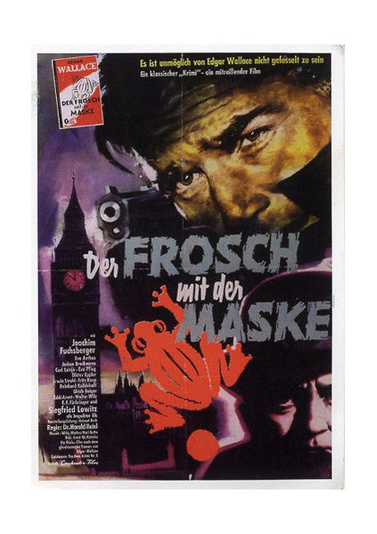 Edgar Wallace : Der Frosch mit der Maske (1959) DVD
