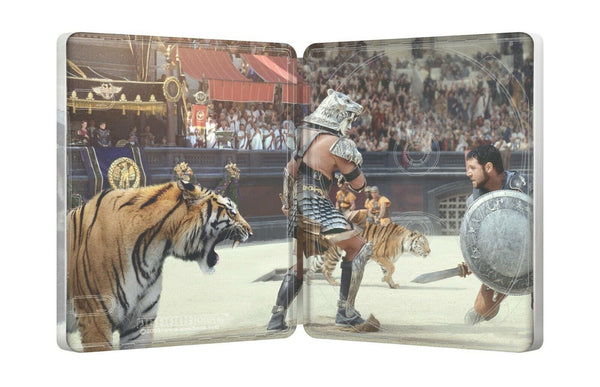 Gladiator (2000) : Limited Edition Steelbook - Russell Crowe 4K UHD + 2 Blu Ray