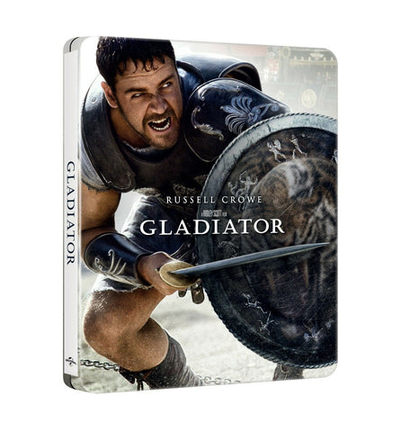 Gladiator (2000) : Limited Edition Steelbook - Russell Crowe 4K UHD + 2 Blu Ray