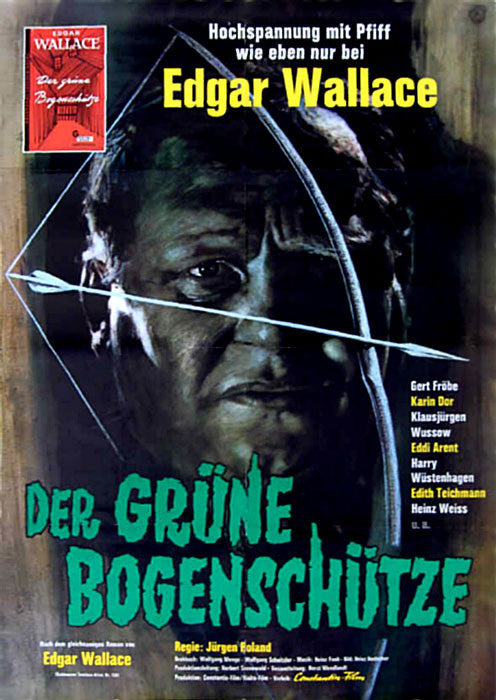 Edgar Wallace : Der Grüne Bogenschütze (1961) DVD