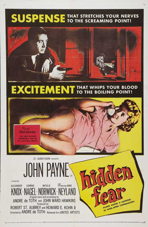 Hidden Fear (1957) - John Payne DVD