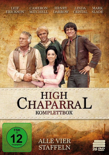 High Chaparral : The Complete Series - Leif Erickson. (26 DVD Box)