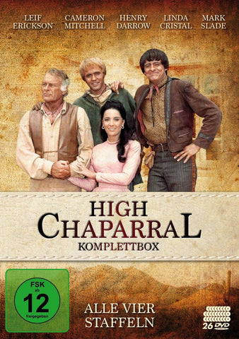High Chaparral : The Complete Series - Leif Erickson. (26 DVD Box)