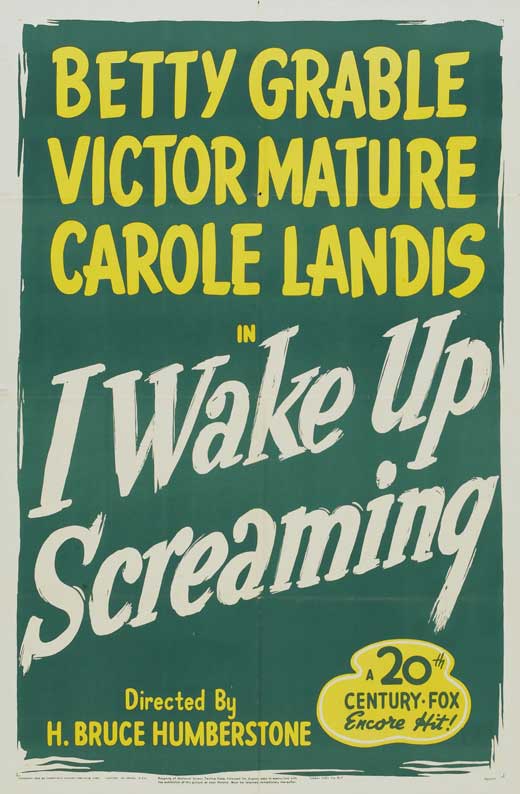 I Wake Up Screaming (1941) - Victor Mature DVD