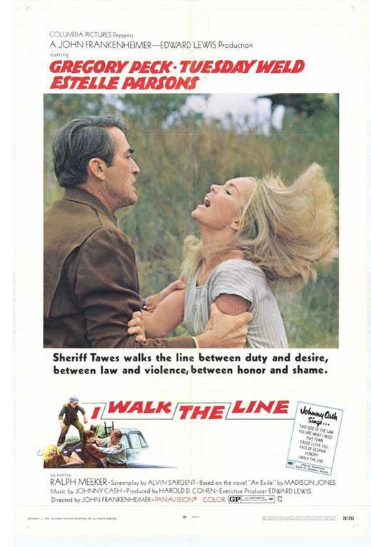 I Walk The Line (1970) - Gregory Peck DVD