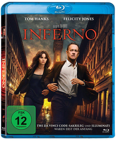Inferno (2016) - Tom Hanks  Blu-ray  codefree