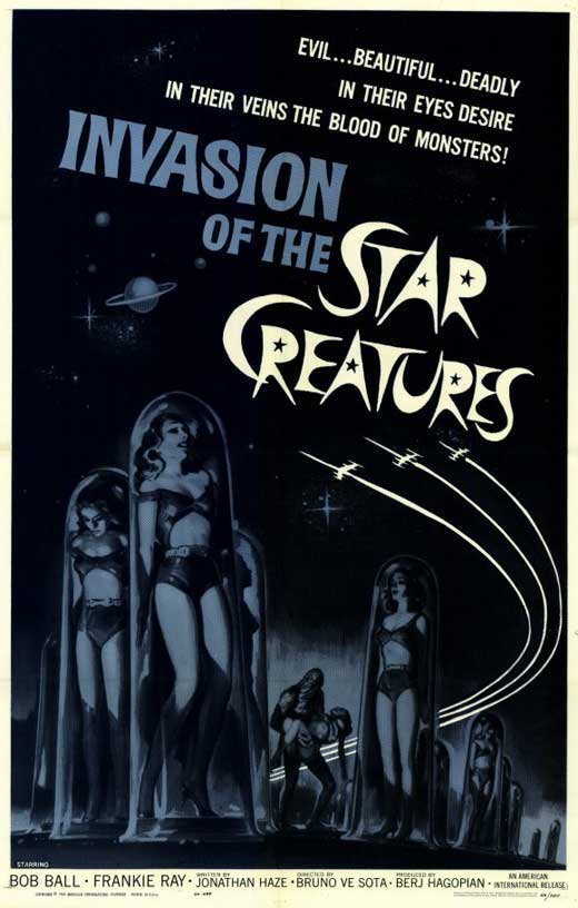 Invasion Of The Star Creatures (1962) - Robert Ball DVD