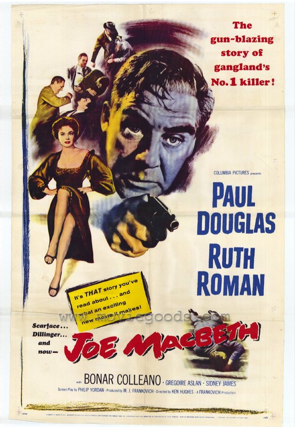 Joe MacBeth (1955) - Paul Douglas DVD
