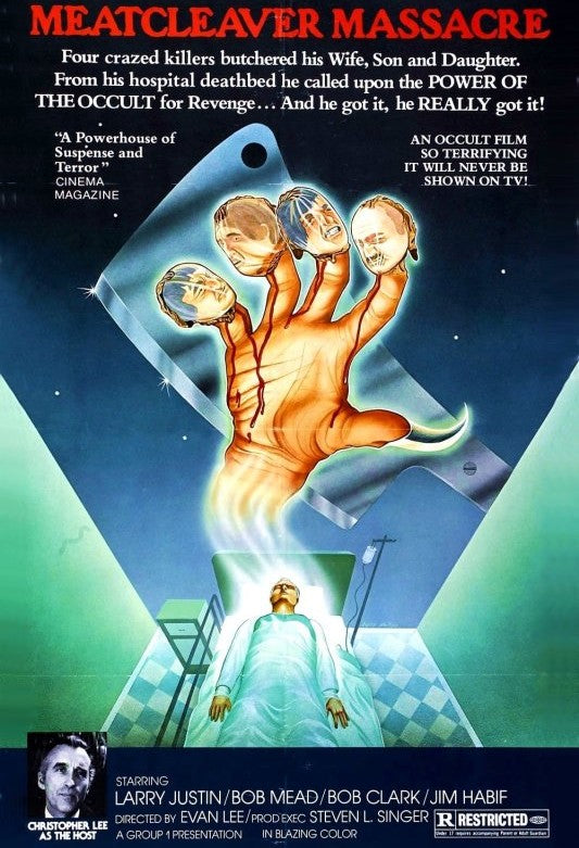Meatcleaver Massacre (1977) - Christopher Lee DVD
