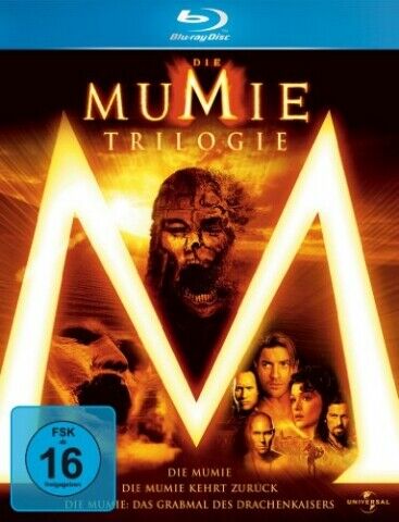 The Mummy Trilogy - Brendan Fraser 3x Blu-ray Box Set codefree