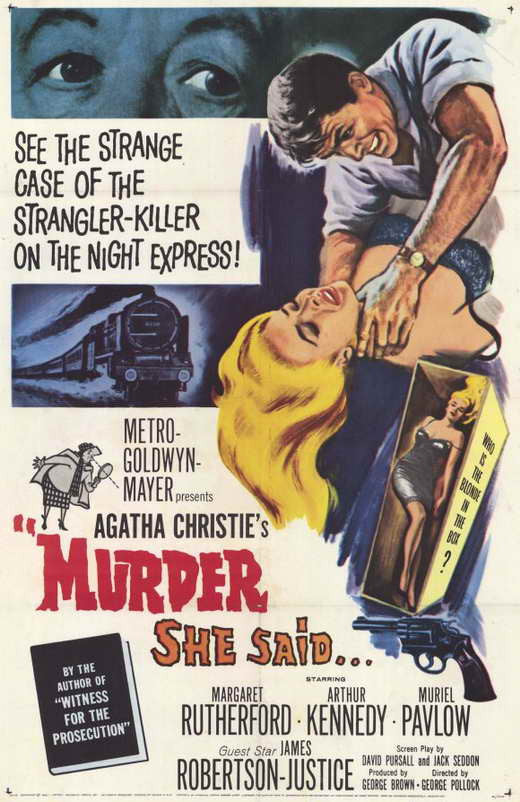 Miss Marple : Murder She Said (1961) - Margaret Rutherford Colorized Version DVD