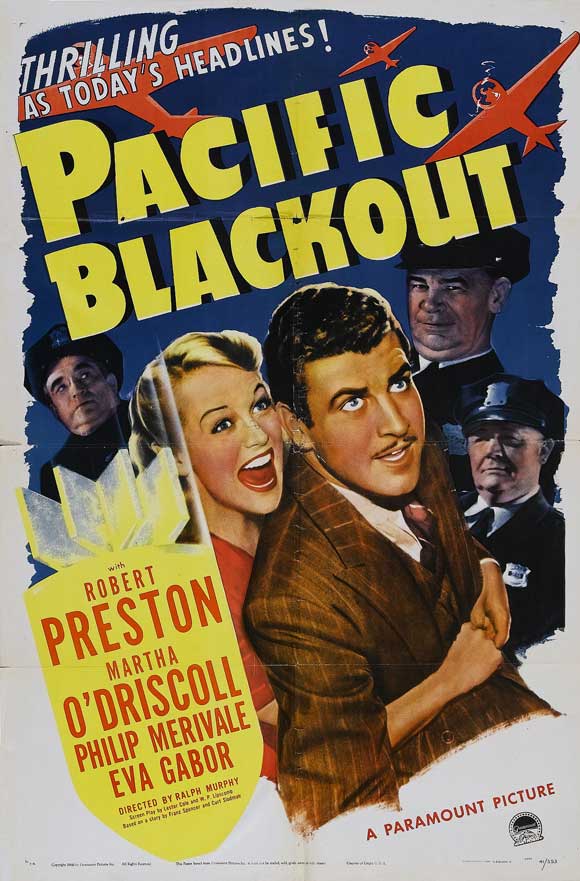 Pacific Blackout (1941) - Robert Preston DVD