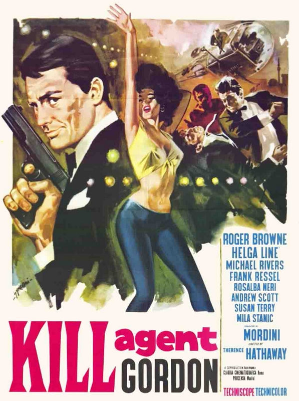 Password Kill Agent Gordon (1966) - Roger Browne DVD