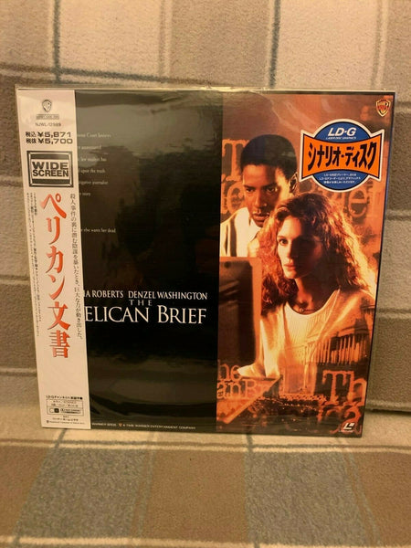The Pelican Brief (1993) - Denzel Washington  Japan 2 LD Laserdisc Set with OBI