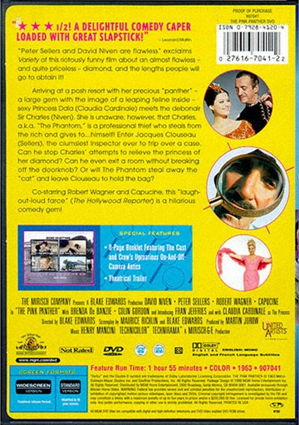 Pink Panther : The Pink Panther (1963) - Peter Sellers  DVD