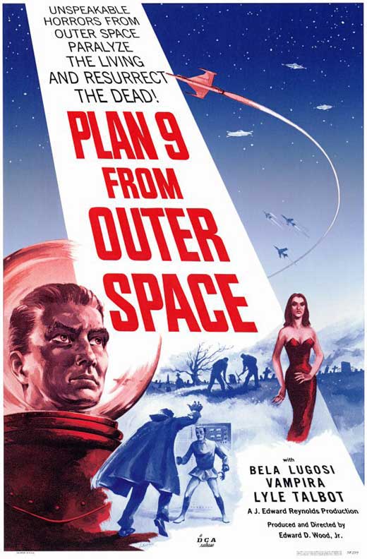 Plan 9 From Outer Space (1959) - Ed Wood COLORIZED DVD