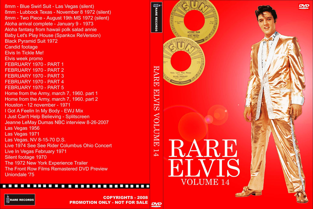 Rare Elvis 14 DVD