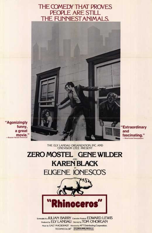 Rhinoceros (1974) - Gene Wilder  DVD