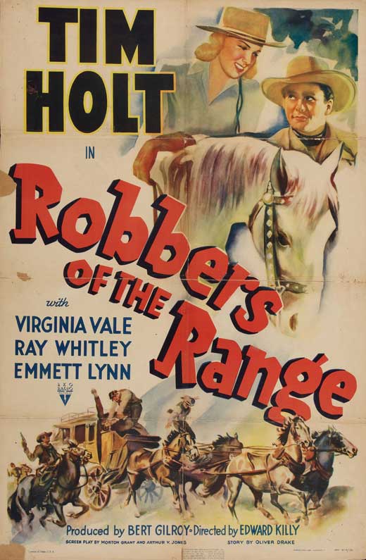 Robbers Of The Range (1941) - Tim Holt DVD