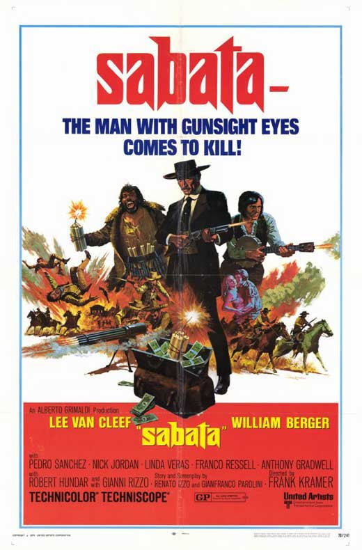 Sabata (1969) - Lee Van Cleef DVD