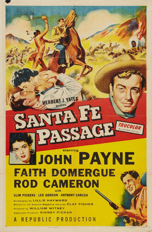 Santa Fe Passage (1955) - John Payne DVD