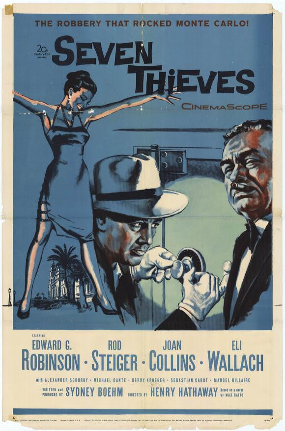 Seven Thieves (1960) - Edward G. Robinson DVD