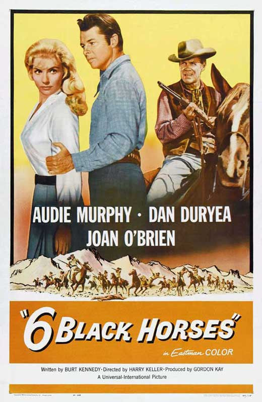 Six Black Horses (1962) - Audie Murphy DVD