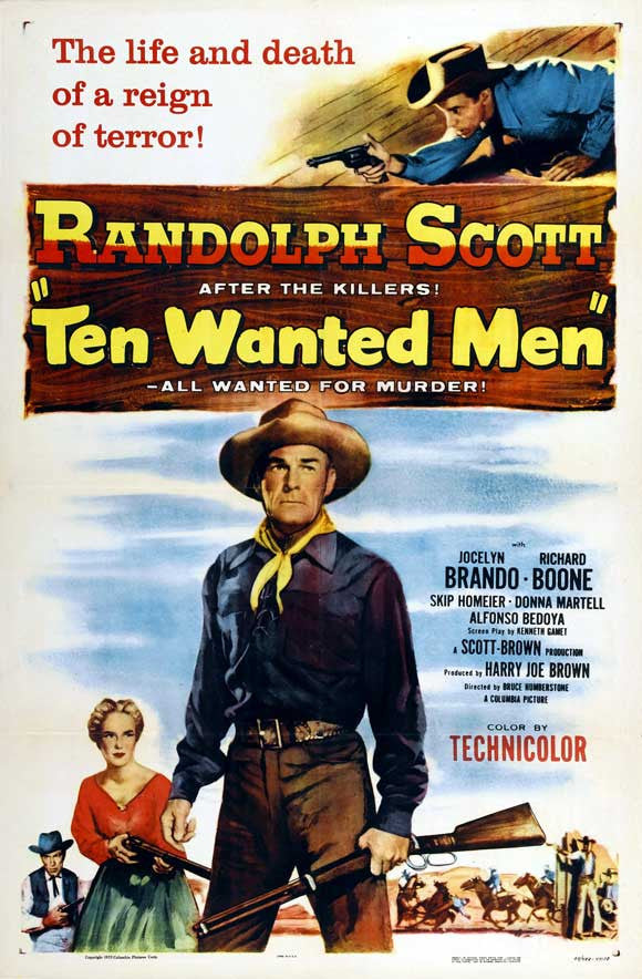 Ten Wanted Men (1954) - Randolph Scott DVD