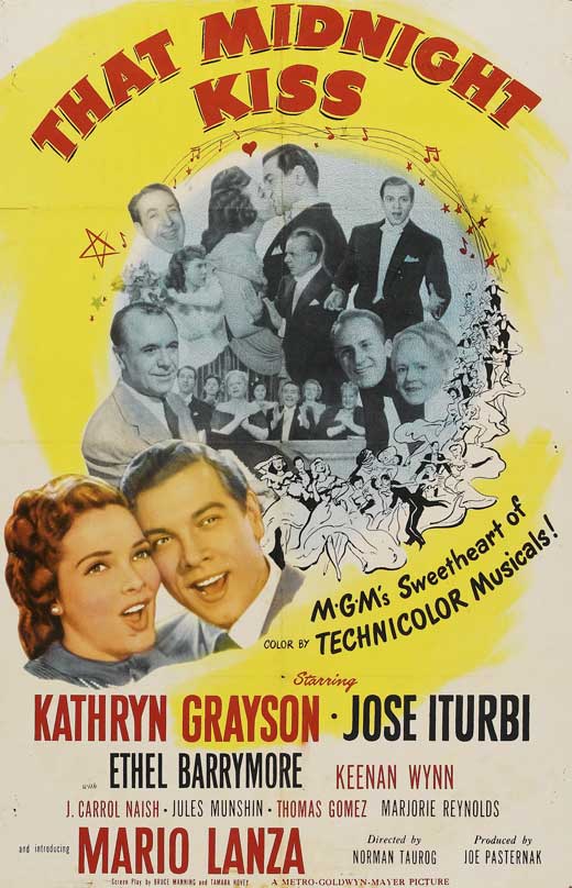 That Midnight Kiss (1949) - Mario Lanza DVD