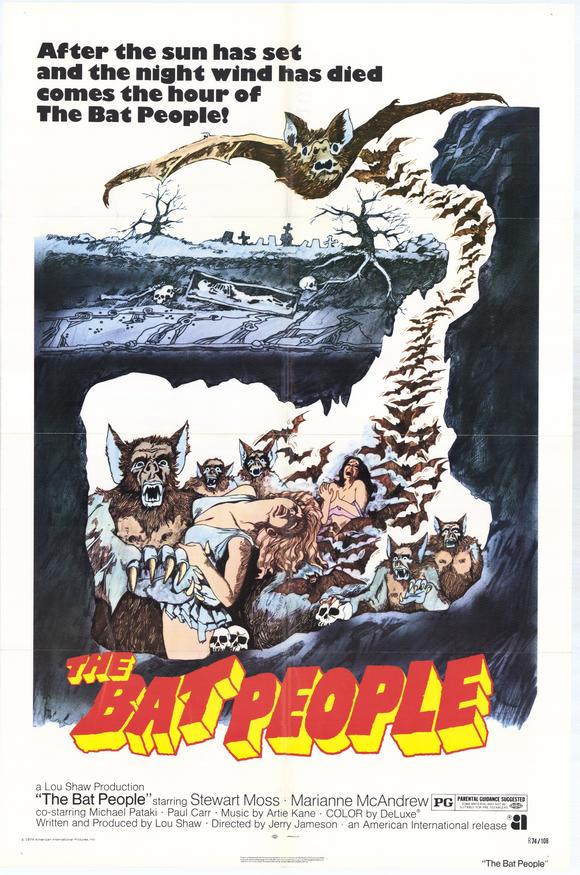 The Bat People (1974) - Stewart Moss DVD