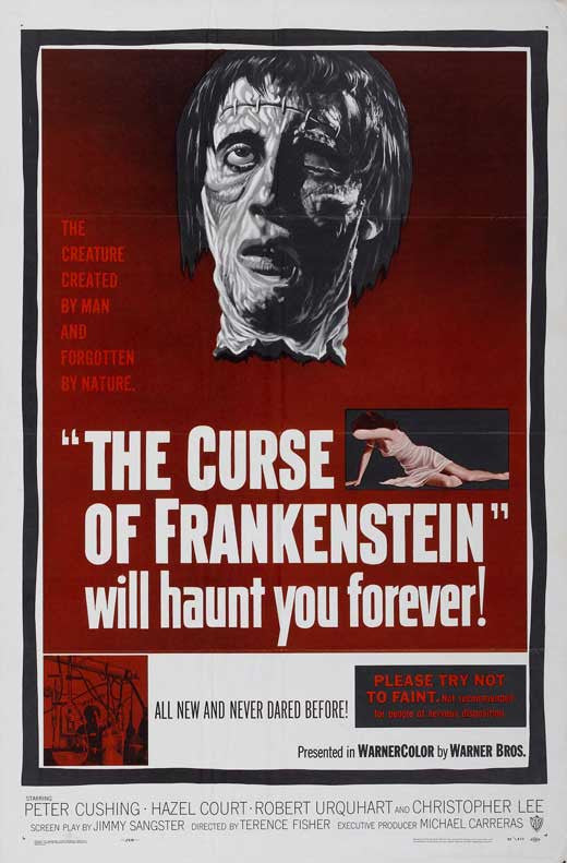 The Curse Of Frankenstein (1957) - Peter Cushing DVD